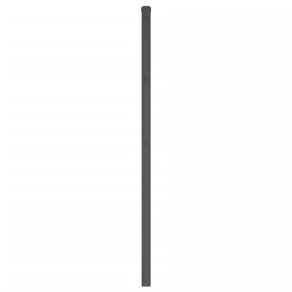 Hoofdbord Metaal 200 cm Zwart