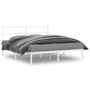 Bedframe metaal wit 160x200 cm