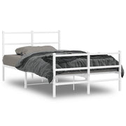 Bedframe metaal wit 120x190 cm