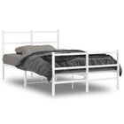 Bedframe metaal wit 120x200 cm