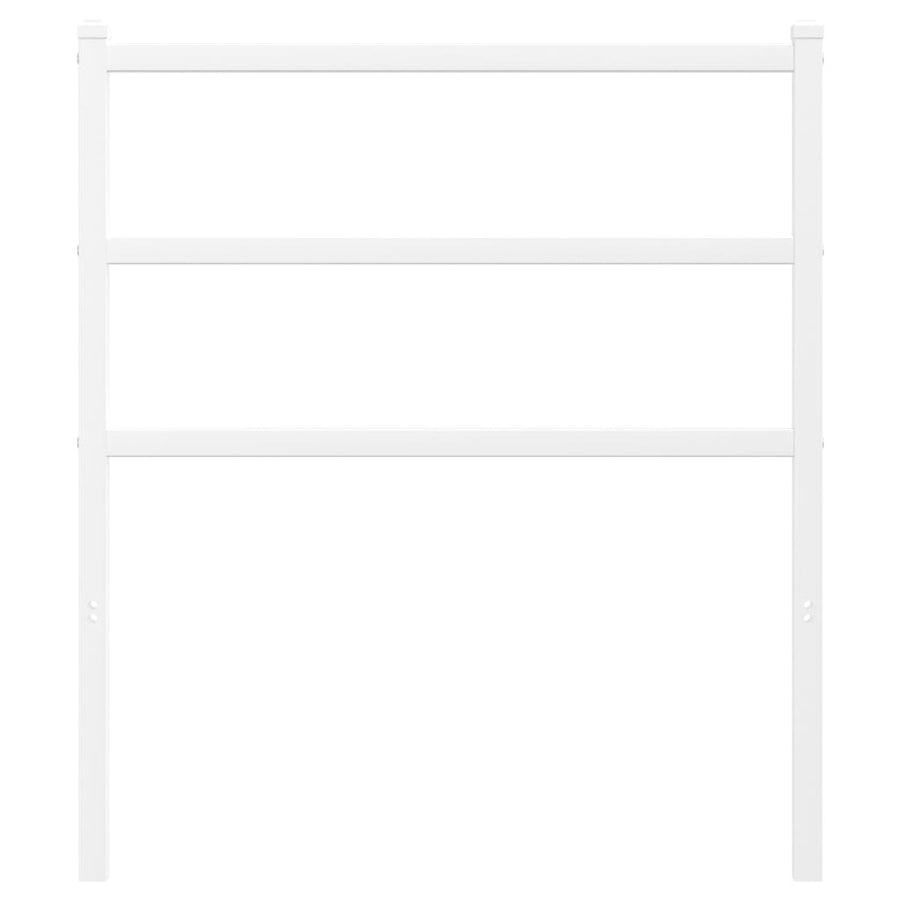 Hoofdbord Metaal 75 cm Wit