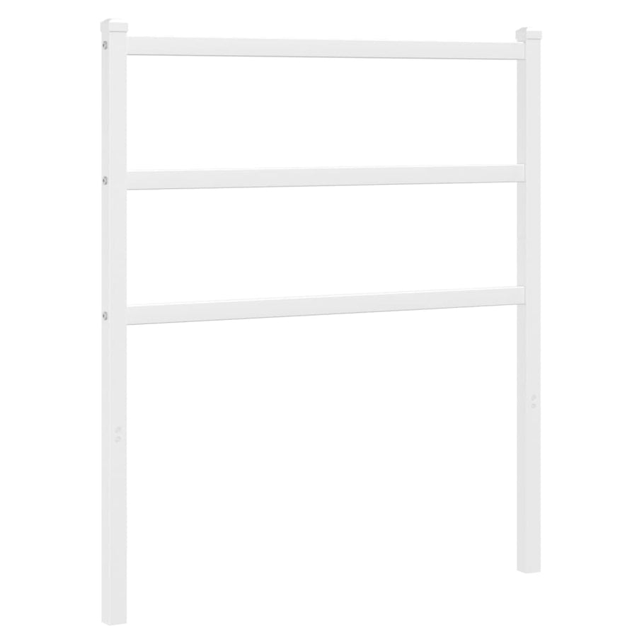 Hoofdbord Metaal 80 cm Wit