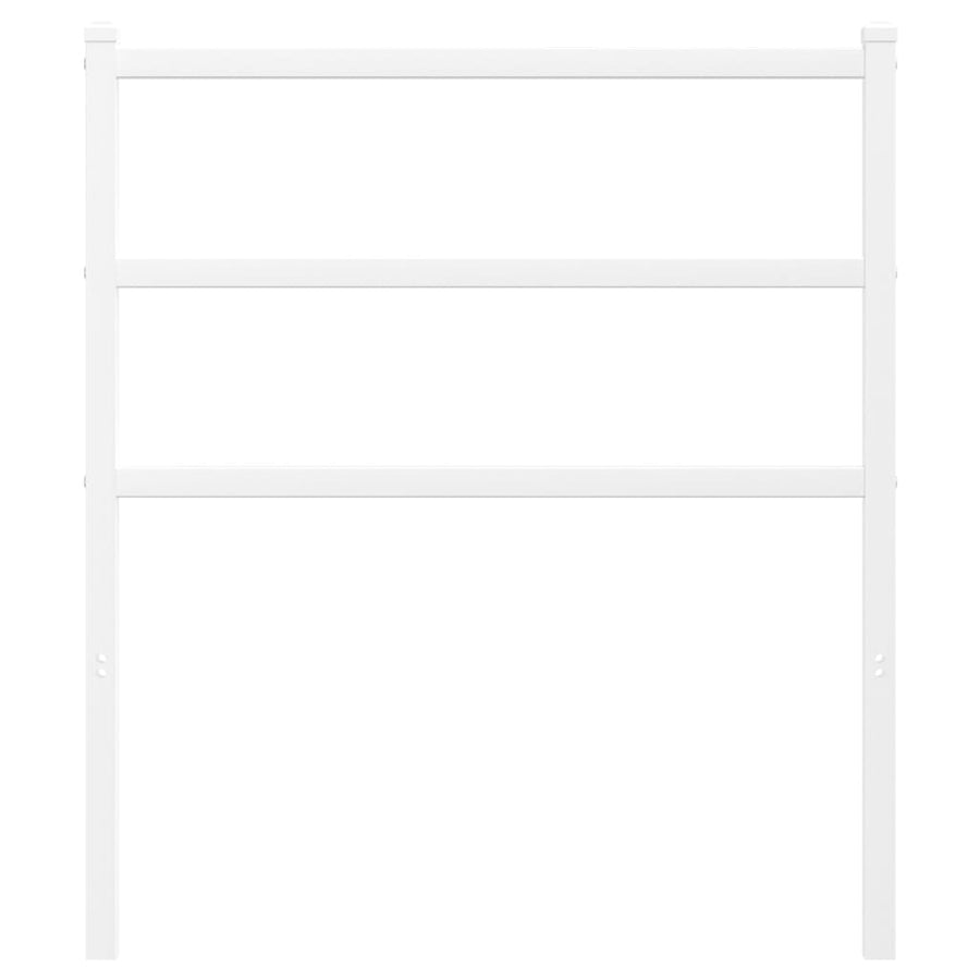 Hoofdbord Metaal 80 cm Wit