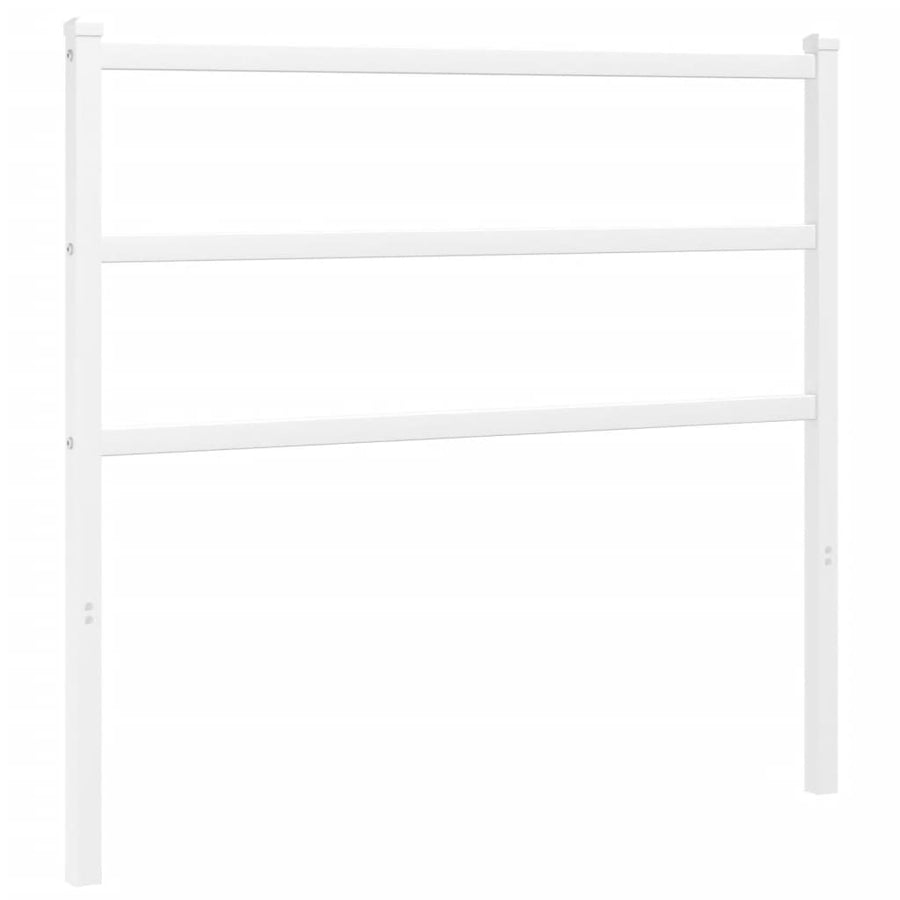 Hoofdbord Metaal 100 cm Wit