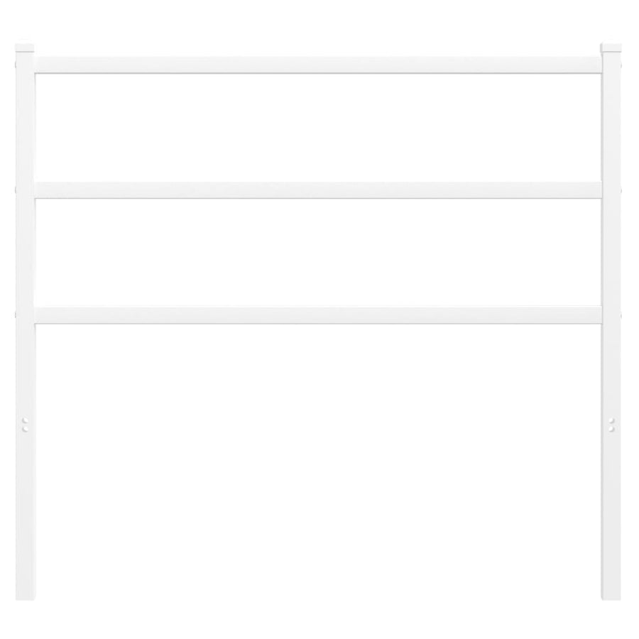 Hoofdbord Metaal 100 cm Wit
