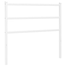 Hoofdbord Metaal 107 cm Wit