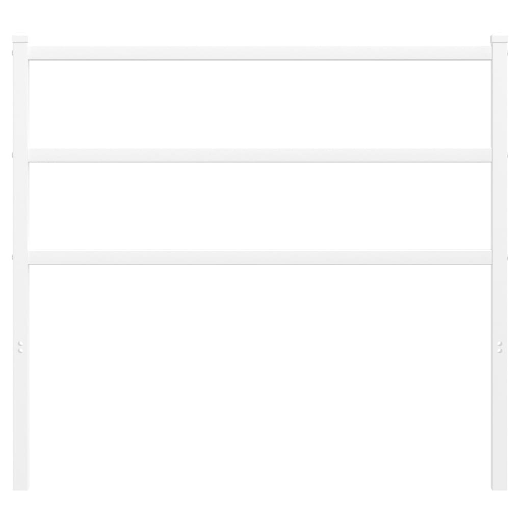 Hoofdbord Metaal 107 cm Wit