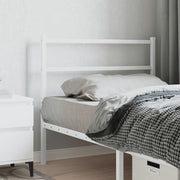 Hoofdbord 107 cm metaal wit