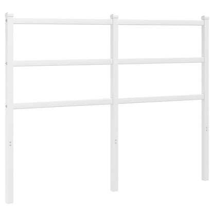 Hoofdbord Metaal 120 cm Wit