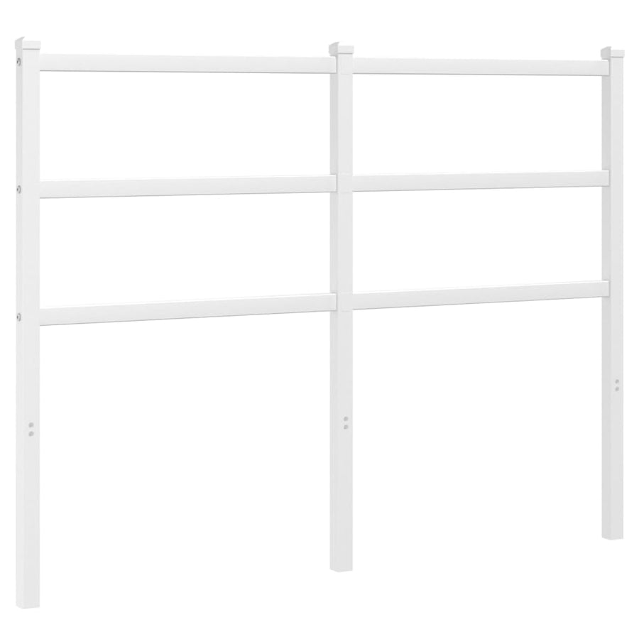 Hoofdbord Metaal 120 cm Wit
