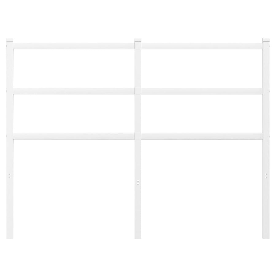 Hoofdbord Metaal 120 cm Wit