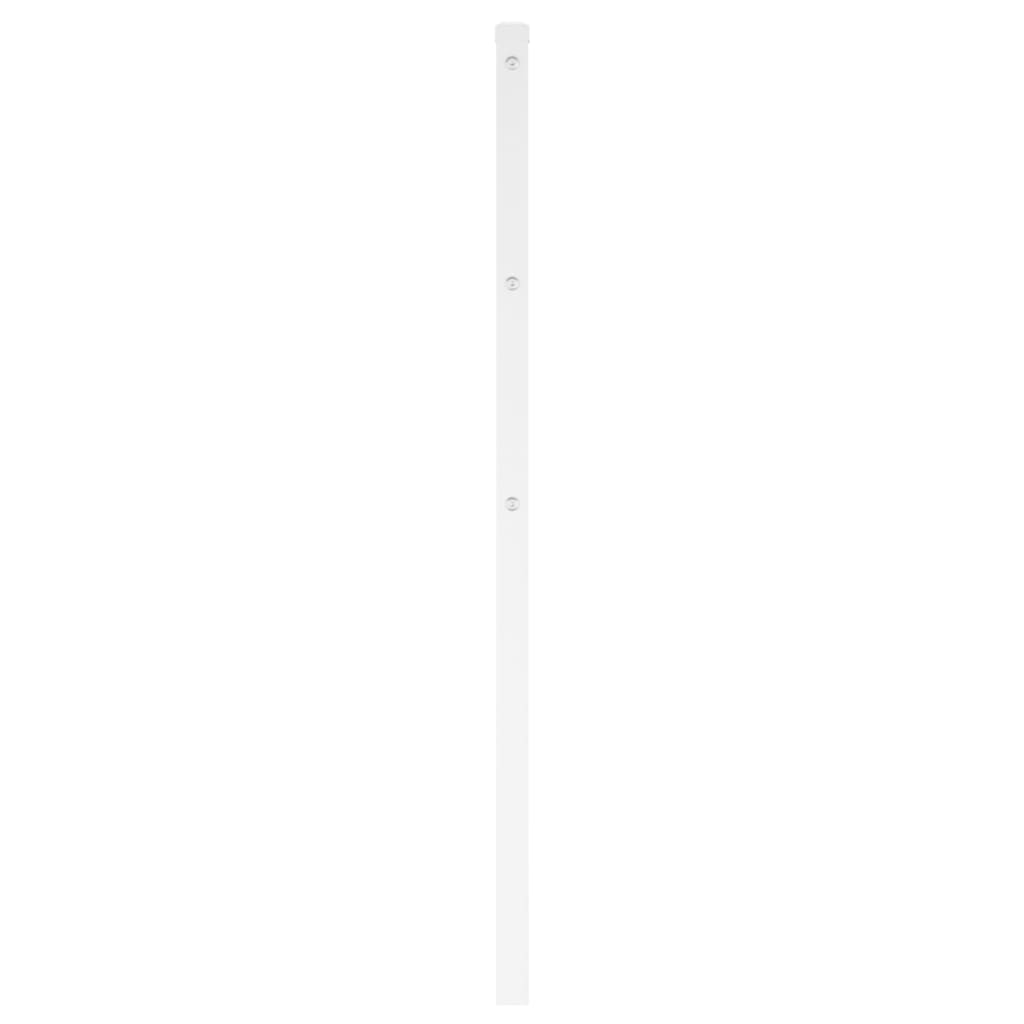 Hoofdbord Metaal 120 cm Wit