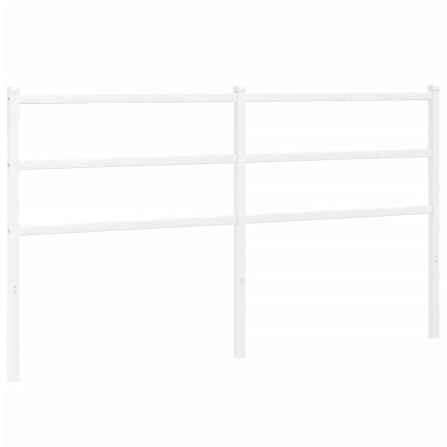Hoofdbord Metaal 150 cm Wit