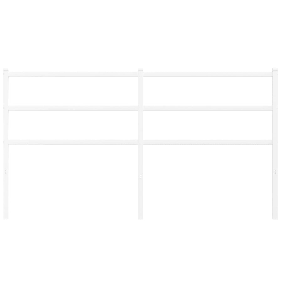 Hoofdbord Metaal 150 cm Wit
