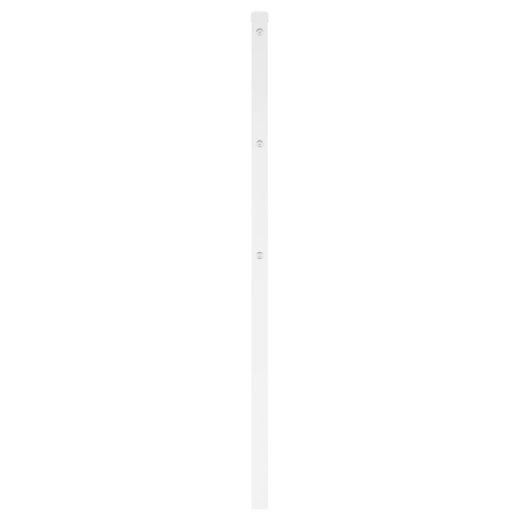Hoofdbord Metaal 150 cm Wit