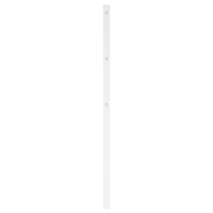 Hoofdbord Metaal 150 cm Wit