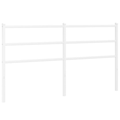Hoofdbord Metaal 160 cm Wit