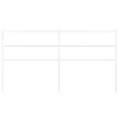 Hoofdbord Metaal 160 cm Wit