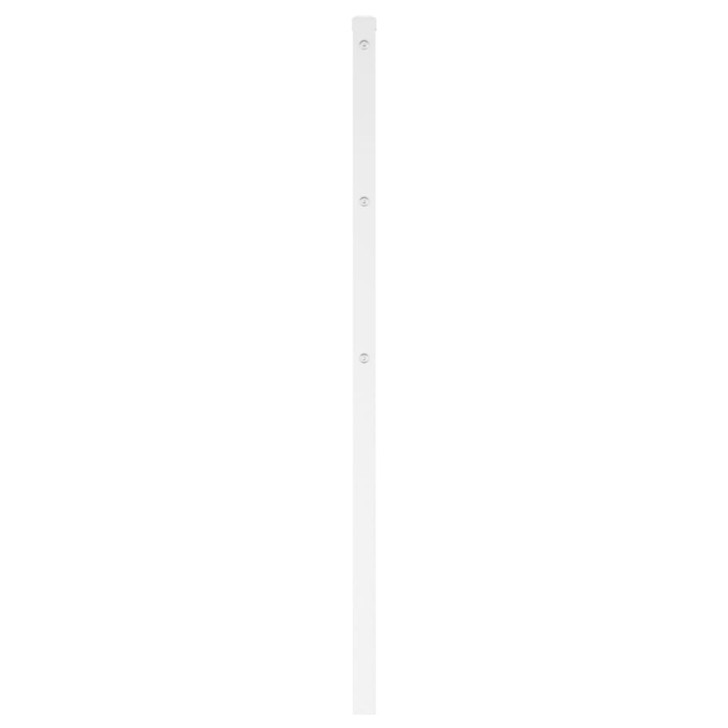 Hoofdbord Metaal 160 cm Wit