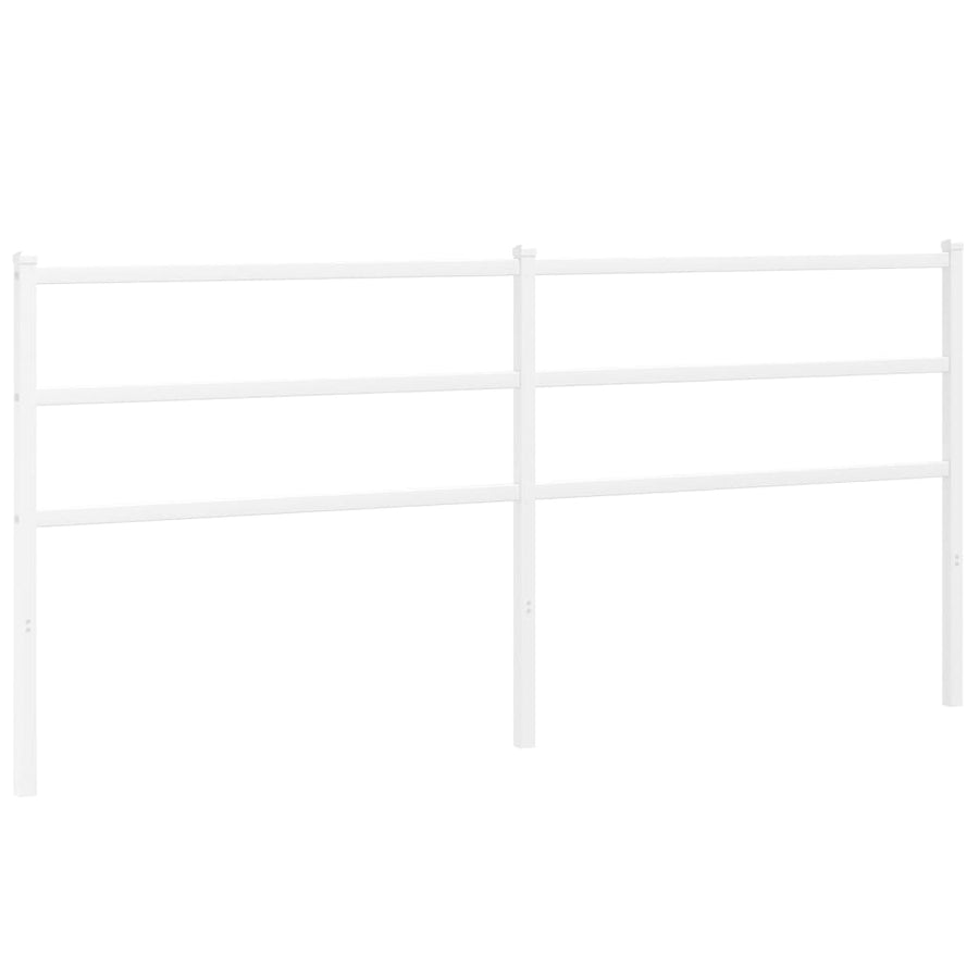 Hoofdbord Metaal 180 cm Wit