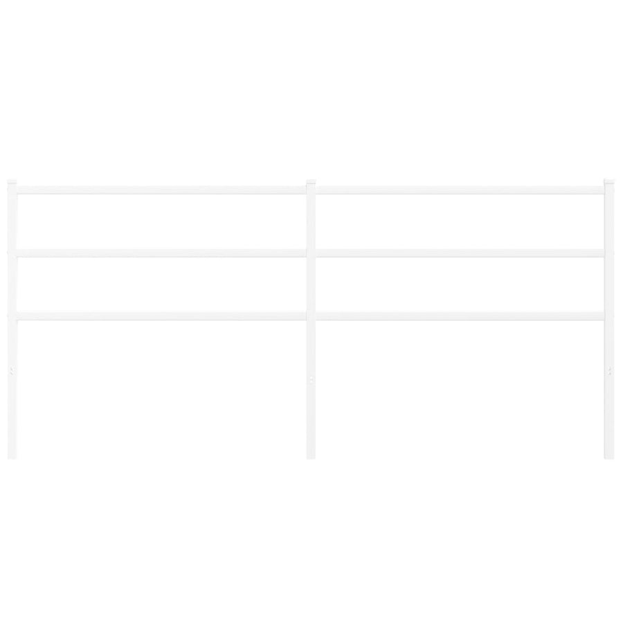 Hoofdbord Metaal 180 cm Wit