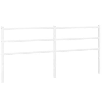 Hoofdbord Metaal 193 cm Wit