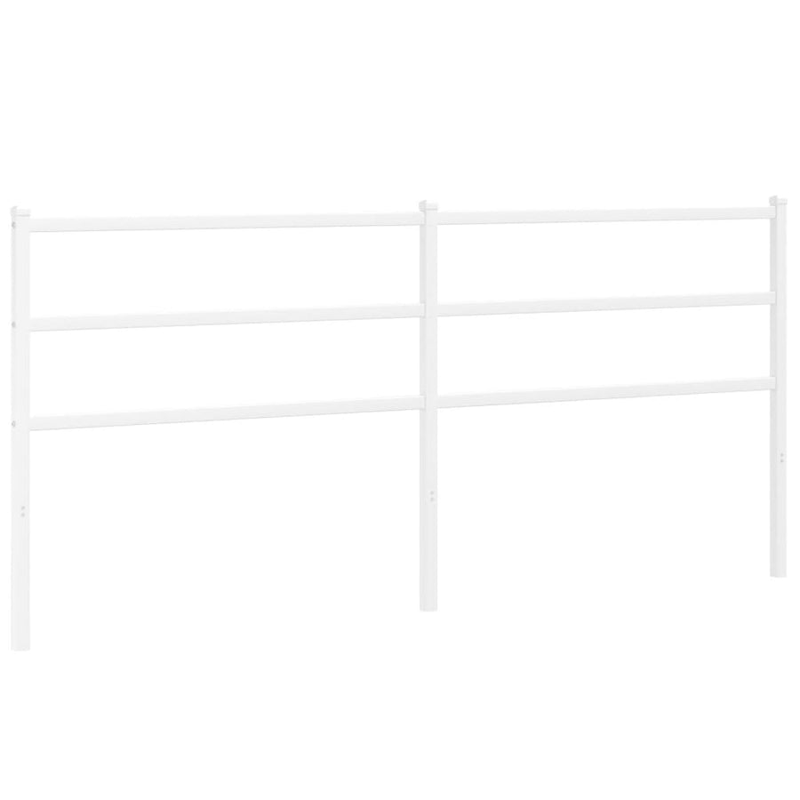 Hoofdbord Metaal 193 cm Wit