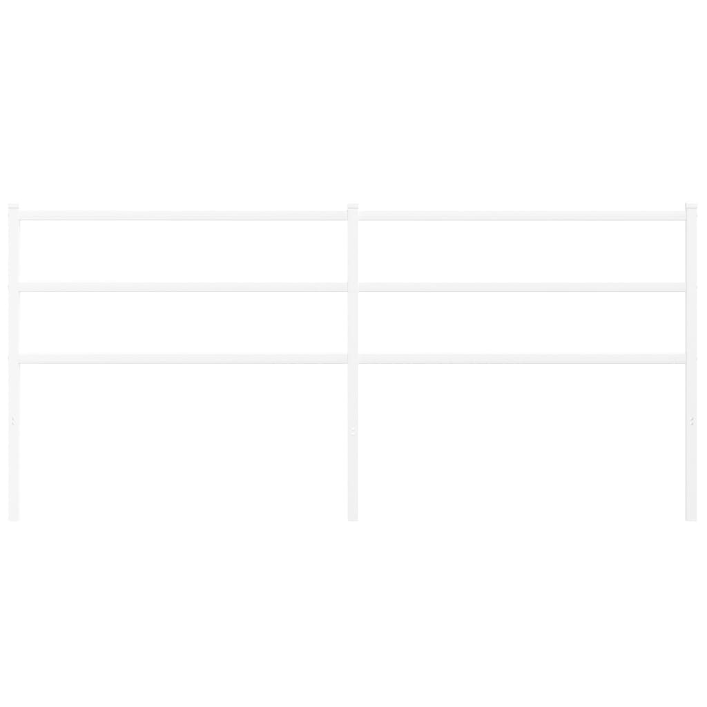 Hoofdbord Metaal 193 cm Wit