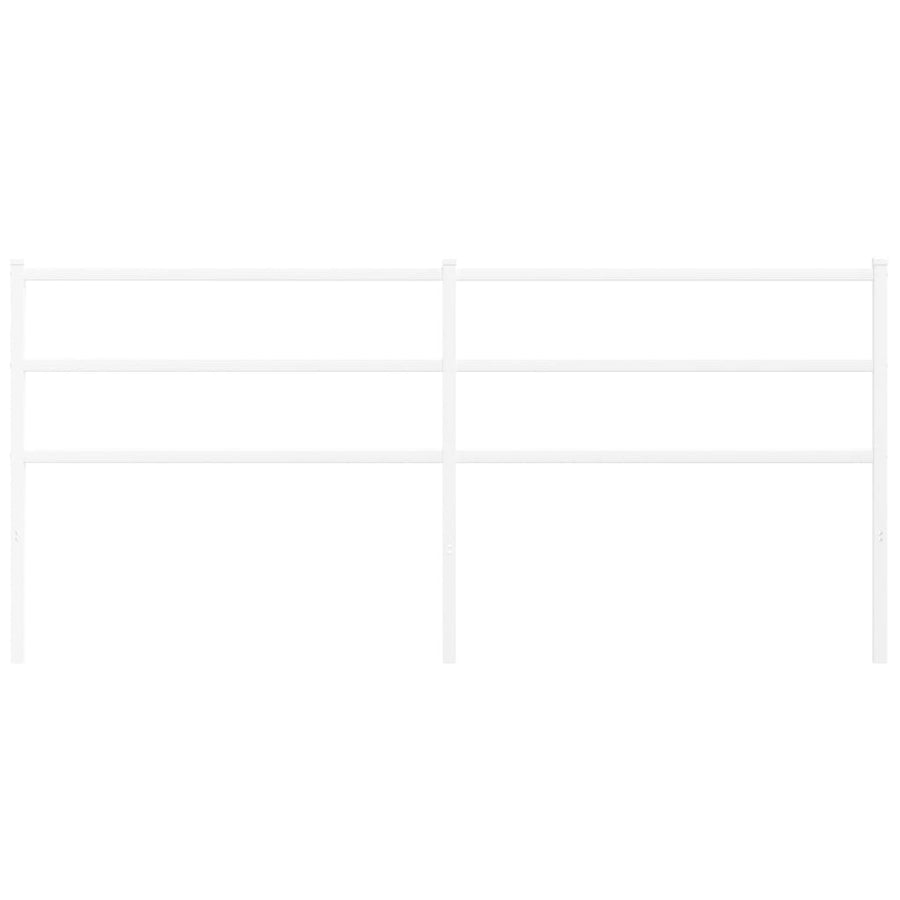 Hoofdbord Metaal 193 cm Wit