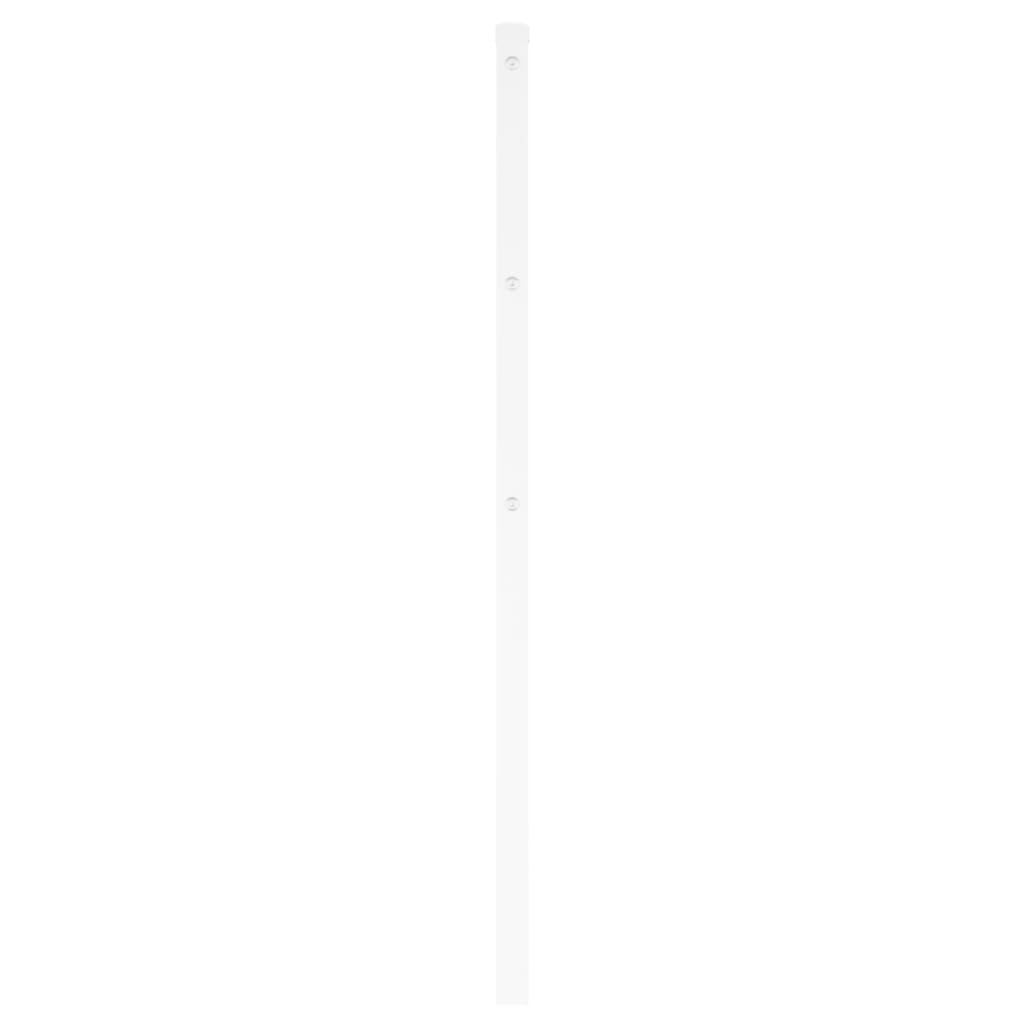 Hoofdbord Metaal 200 cm Wit
