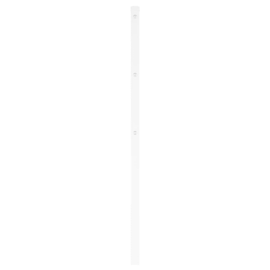 Hoofdbord Metaal 200 cm Wit