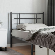 Replacement headboard 107 cm metal black