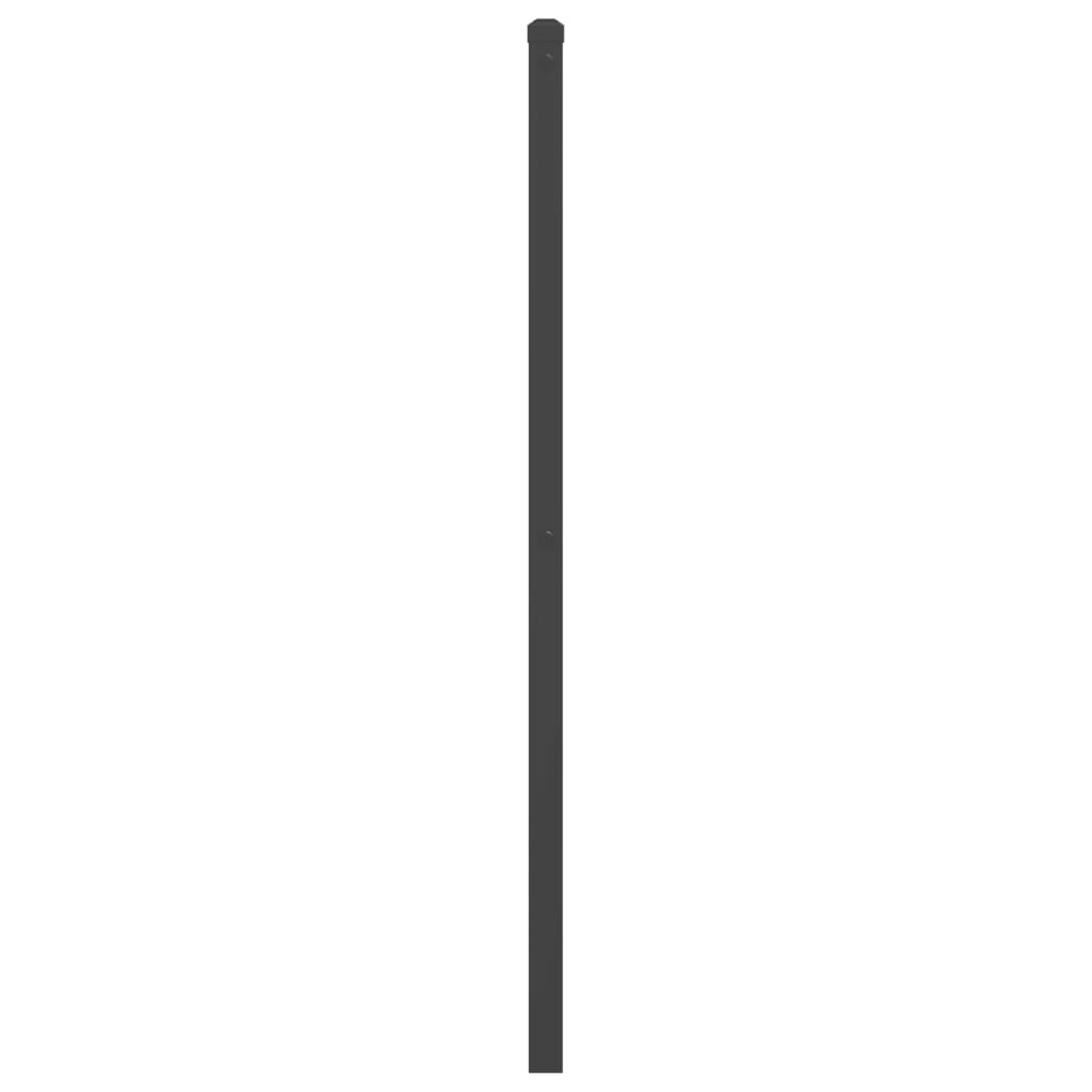 Hoofdbord Metaal Zwart 180 cm