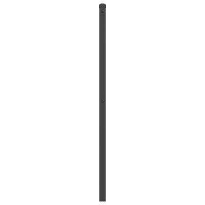 Hoofdbord 193 cm metaal zwart