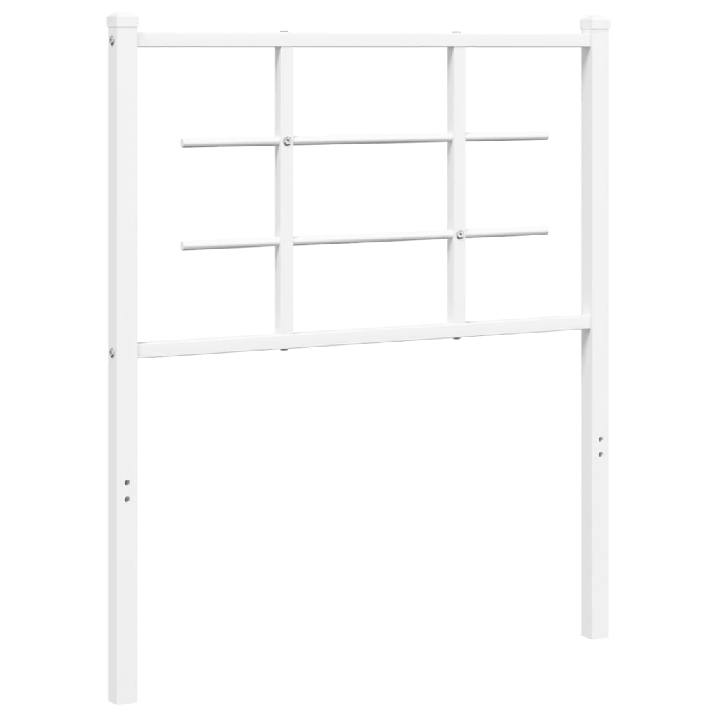 Hoofdbord Metaal 75 cm Wit