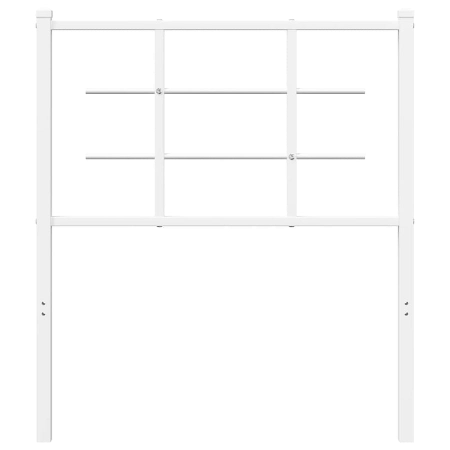 Hoofdbord Metaal 75 cm Wit