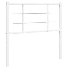 Hoofdbord Metaal 100 cm Wit