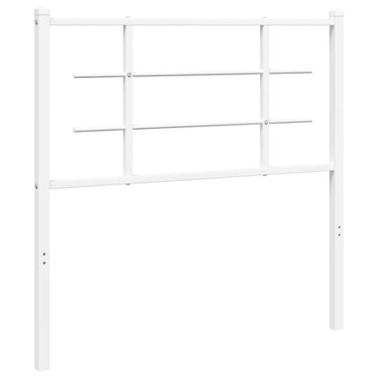 Hoofdbord Metaal 100 cm Wit