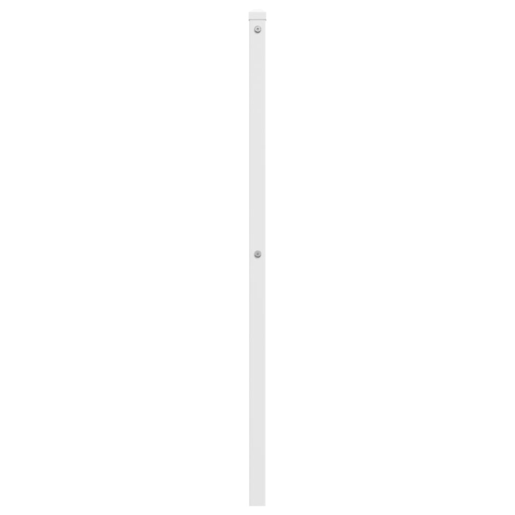 Hoofdbord Metaal 100 cm Wit