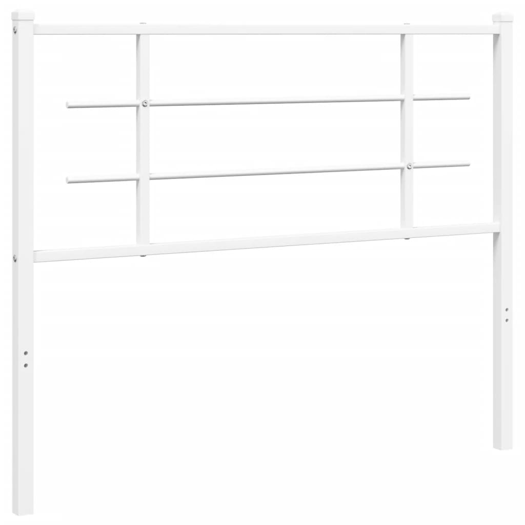Hoofdbord Metaal 107 cm Wit