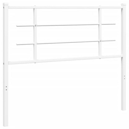 Hoofdbord Metaal 107 cm Wit