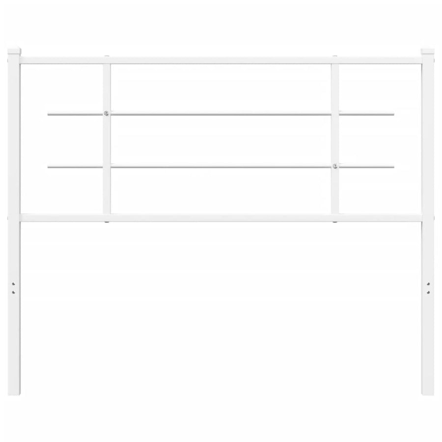 Hoofdbord Metaal 107 cm Wit