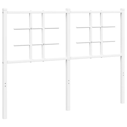 Hoofdbord Metaal 120 cm Wit