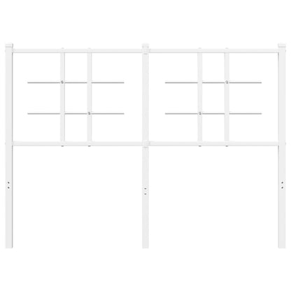 Hoofdbord Metaal 120 cm Wit