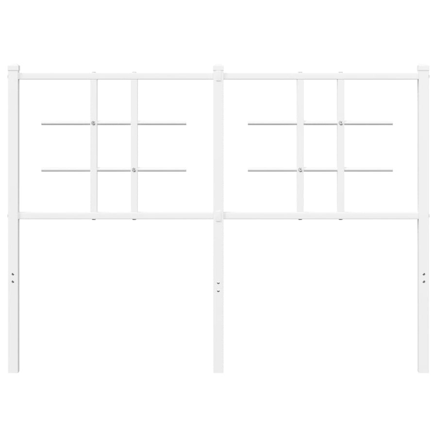 Hoofdbord Metaal 120 cm Wit