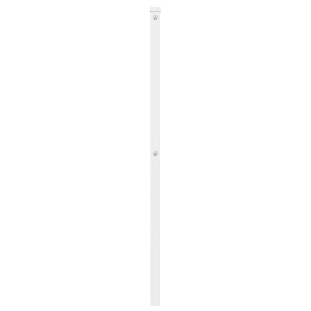 Hoofdbord Metaal 120 cm Wit