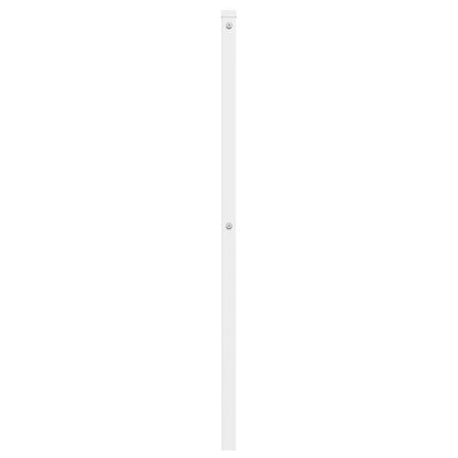 Hoofdbord Metaal 120 cm Wit