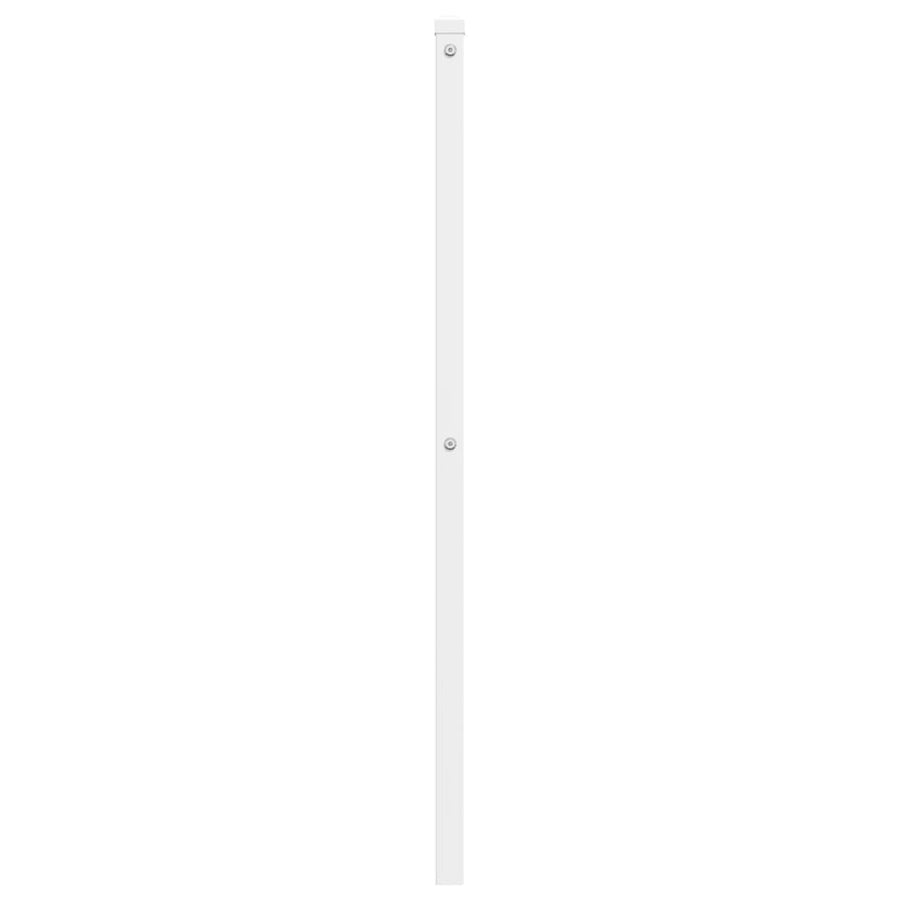 Hoofdbord Metaal 120 cm Wit
