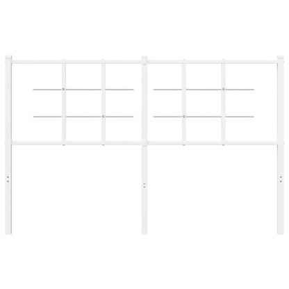 Hoofdbord Metaal 135 cm Wit