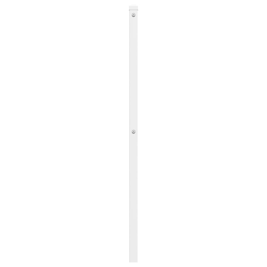 Hoofdbord Metaal 135 cm Wit